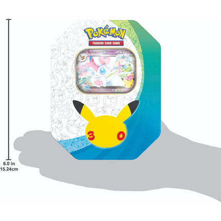 Pokemon | Mega Evolution | 30th Celebration | EX Tin (Sylveon)