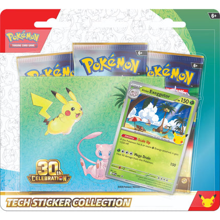 Pokemon | Mega Evolution | 30th Celebration | Tech Sticker Collection (Exeggutor)