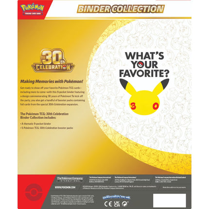Pokemon | Mega Evolution | 30th Celebration | Binder Collection