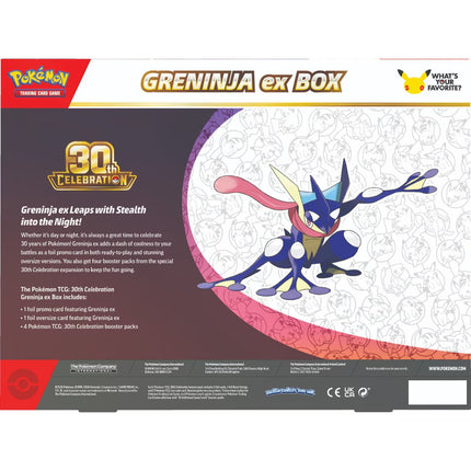 Pokemon | Mega Evolution | 30th Celebration | EX Box (Greninja)