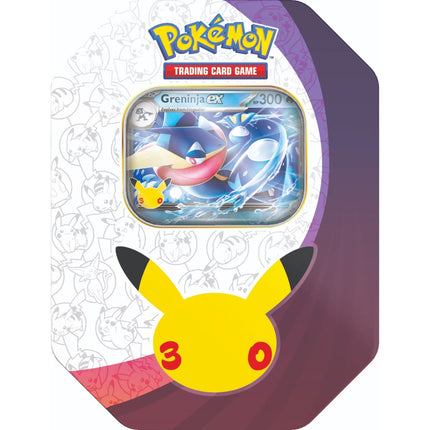 Pokemon | Mega Evolution | 30th Celebration | EX Tin (Greninja)