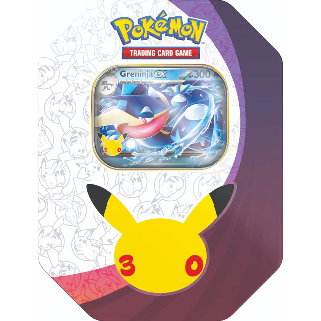 Pokemon | Mega Evolution | 30th Celebration | EX Tin (Greninja)