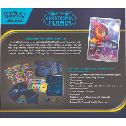 Pokemon |  Mega Evolution | Phantasmal Flames | Elite Trainer Box