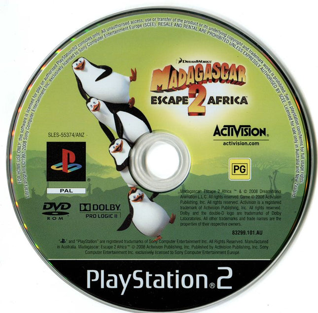 Madagascar Escape 2 Africa (Disc Only) | PS2