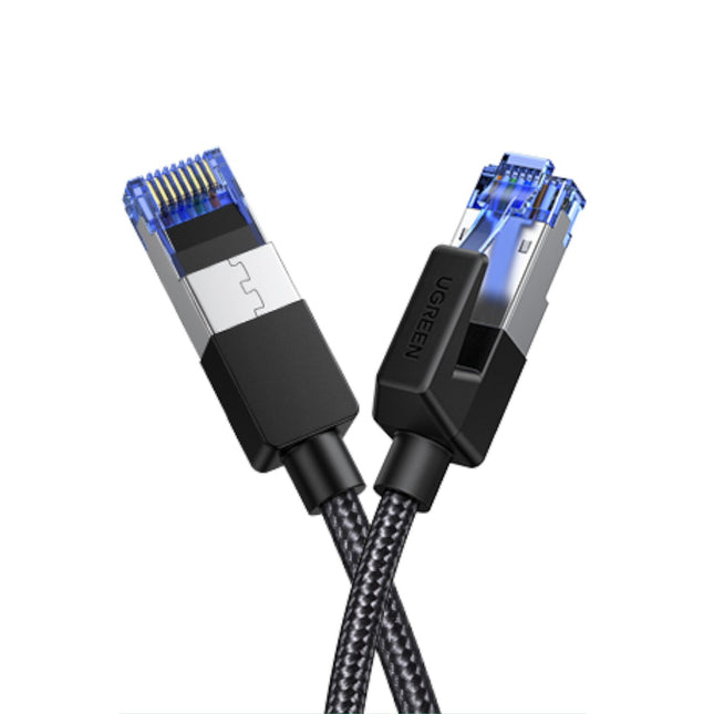 UGREEN Cat8 Nylon Braided Ethernet Cable – 40Gbps with Modular Plugs – 2m