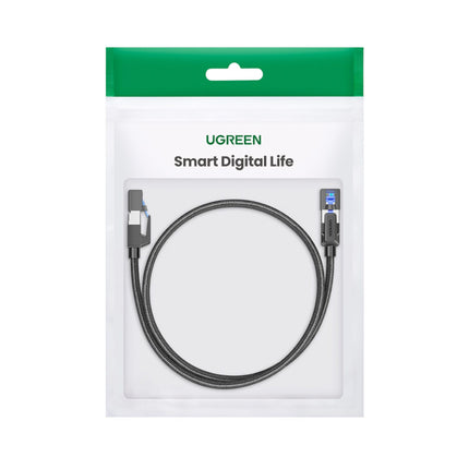 UGREEN Cat8 Nylon Braided Ethernet Cable – 40Gbps with Modular Plugs – 2m
