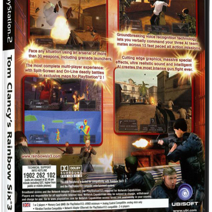 Tom Clancy's Rainbow Six 3 (Printed Cover) | PS2