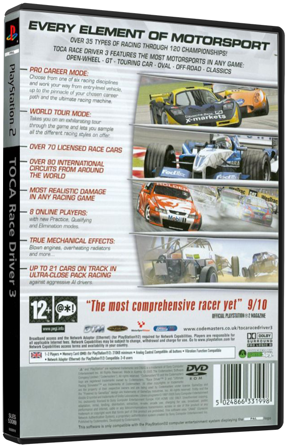 TOCA Race Driver 3 (Printed Cover - Platinum)