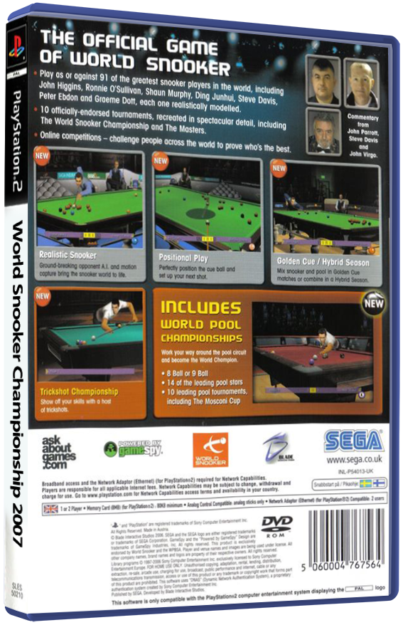 World Snooker Championship 2007 | PS2